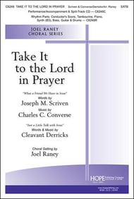 Take It to the Lord in Prayer SATB choral sheet music cover Thumbnail